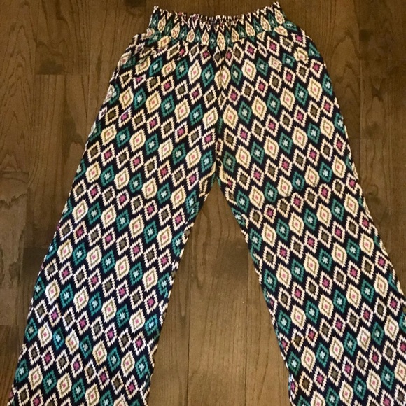 🔴 Wide Leg Palazzo Pants for Summer in Size M - Picture 2 of 10